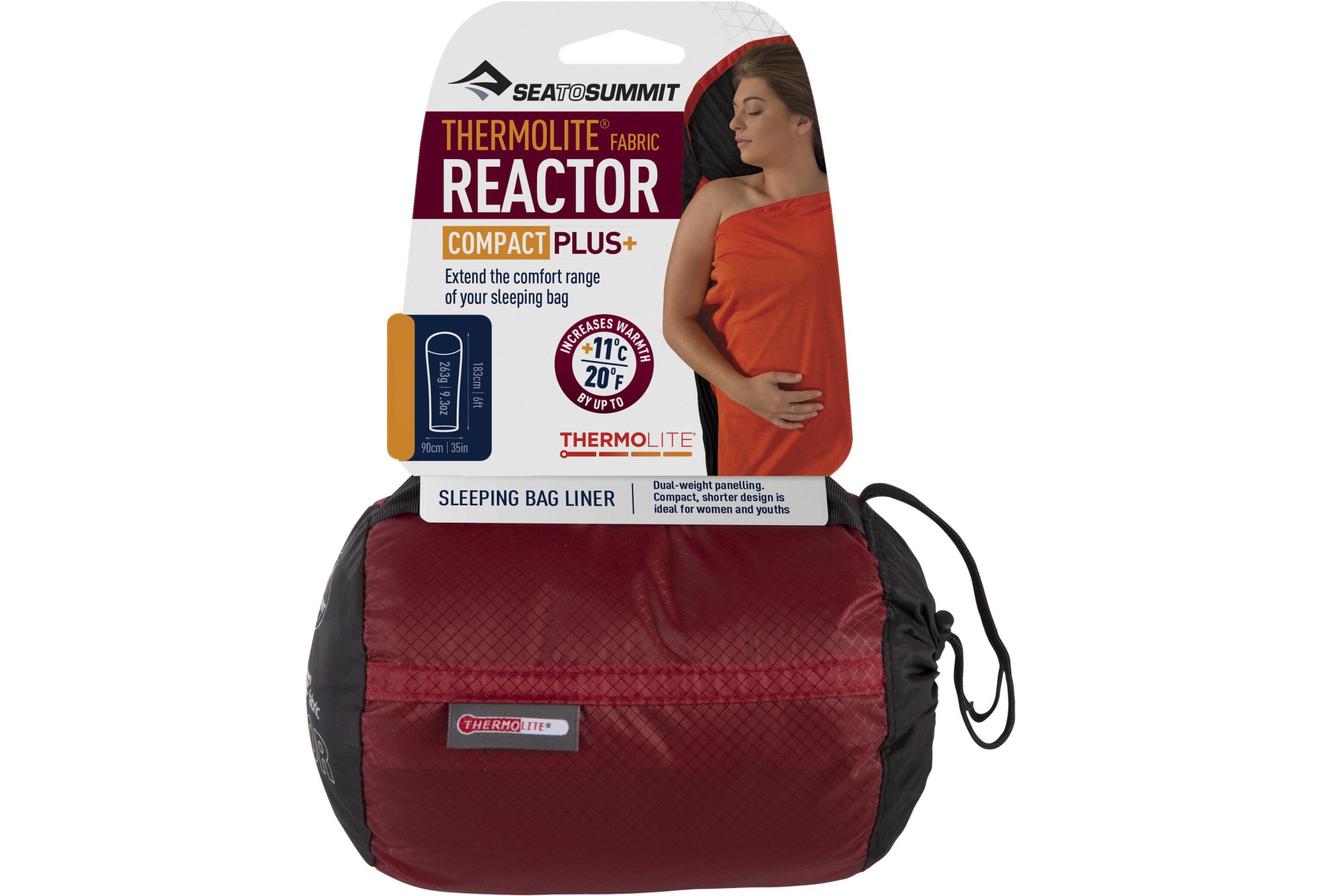 Sea To Summit Drap de sac Thermolite Reactor Compact Plus - S Sac de couchage