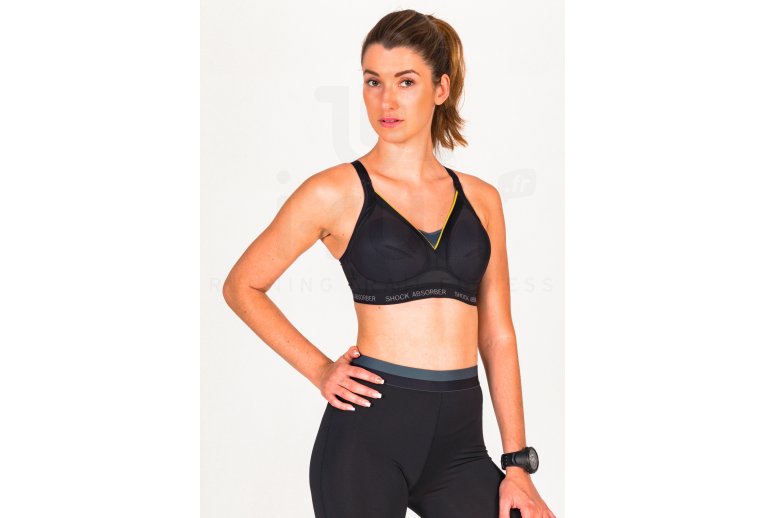 Shock Absorber Women's Active Shaped Support Sports Bra, Black