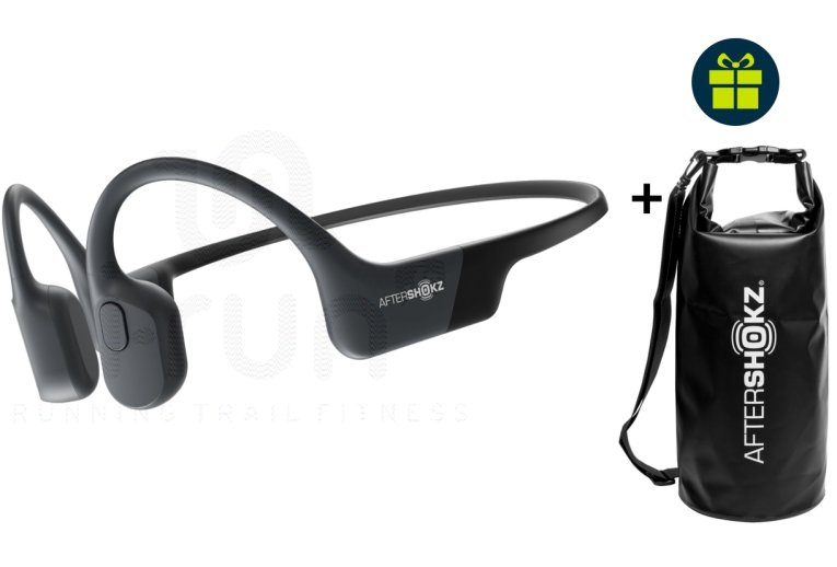 Shokz Pack Aeropex + bolsa de deporte resisten al agua