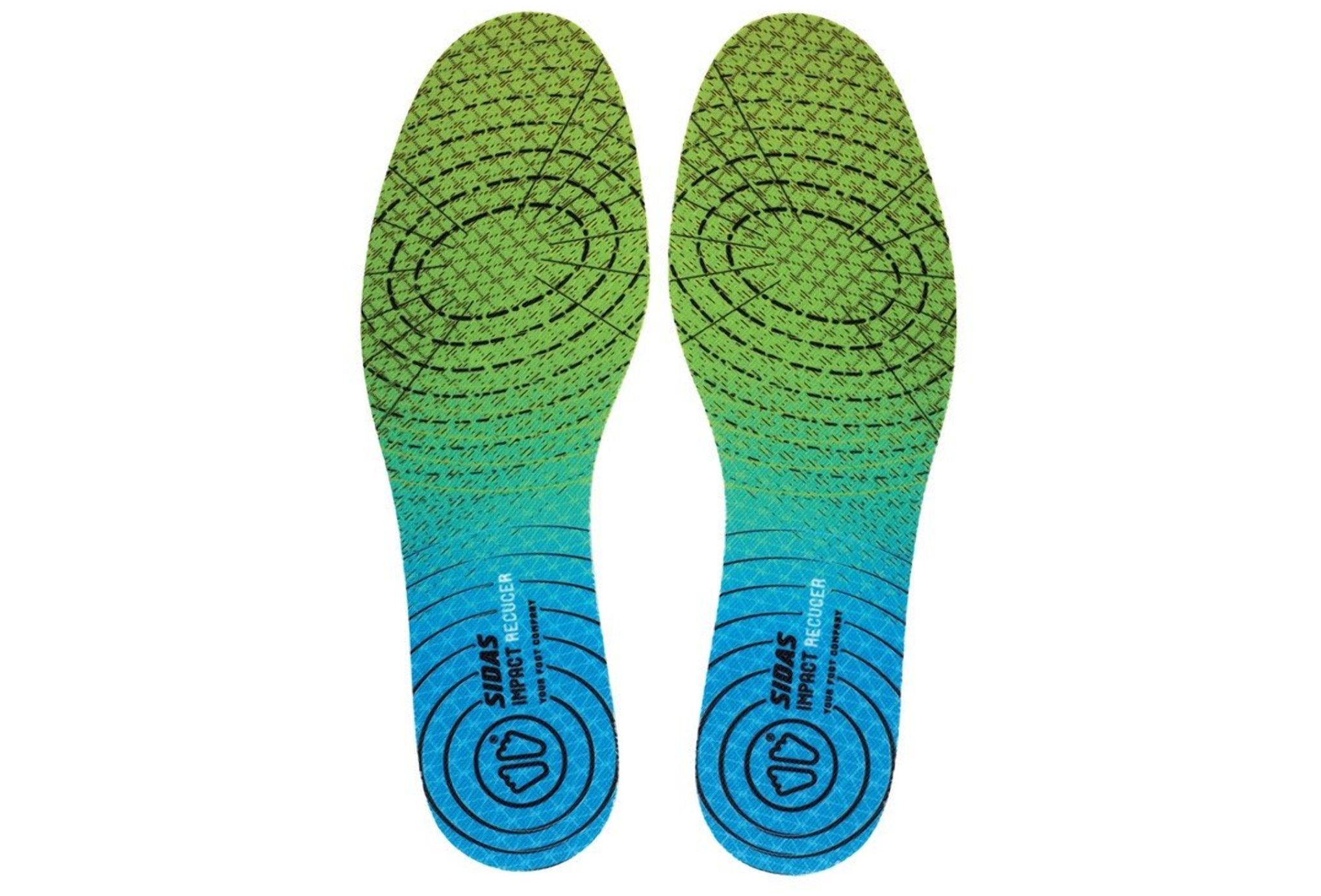 Sidas Semelles Impact Reducer Dual Foam Lacets / guêtres / semelles