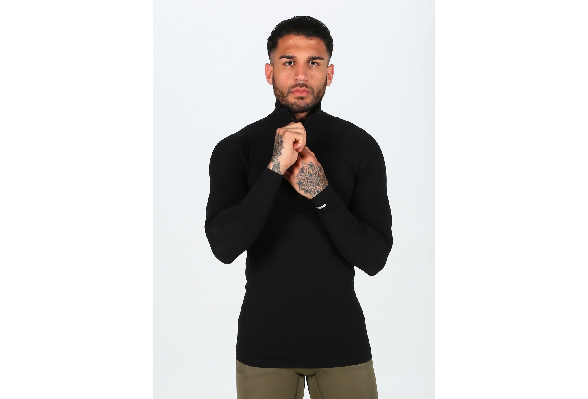 Skins DNAmic Base 1/2 zip M vêtement running homme