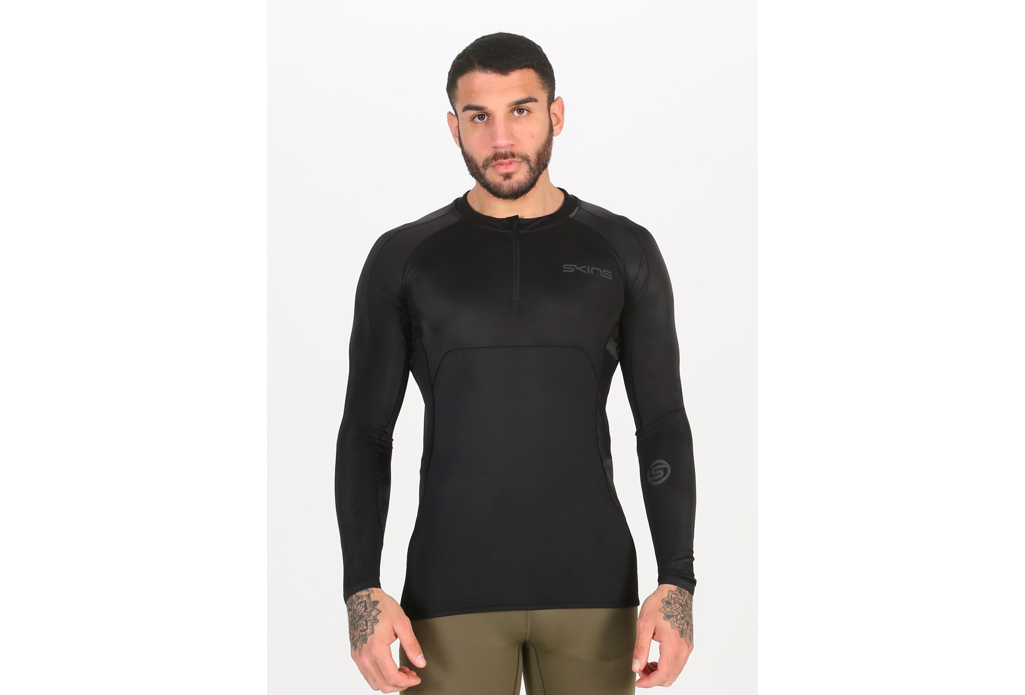 Skins DNAmic Ultimate 1/4 Zip M Diététique Vêtements homme