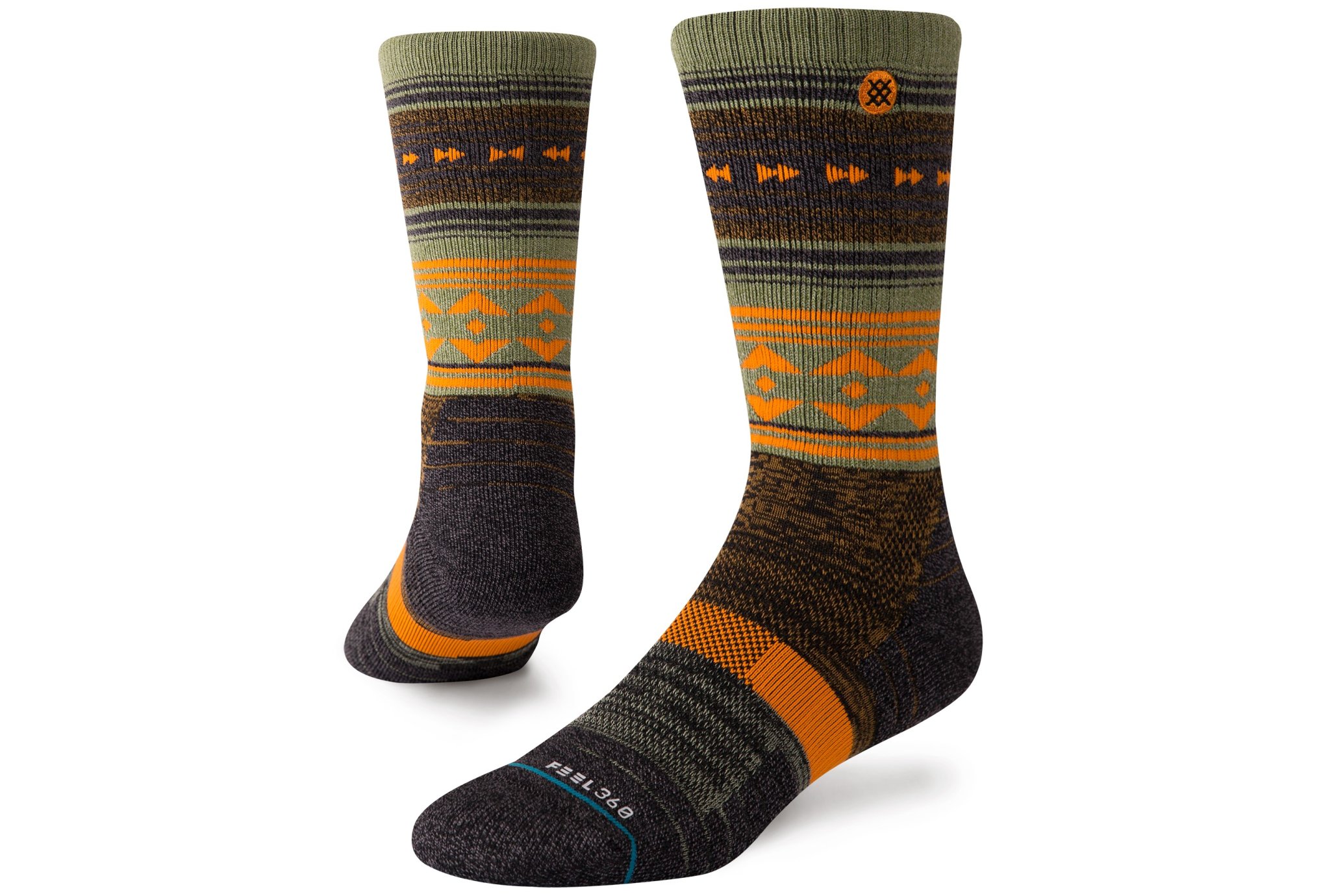Stance Adventure Pioneer Hike Crew M Chaussettes