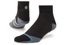 Stance Run Uncommon Solids Wool QTR M