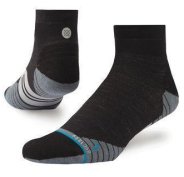 Stance Run Uncommon Solids Wool QTR M