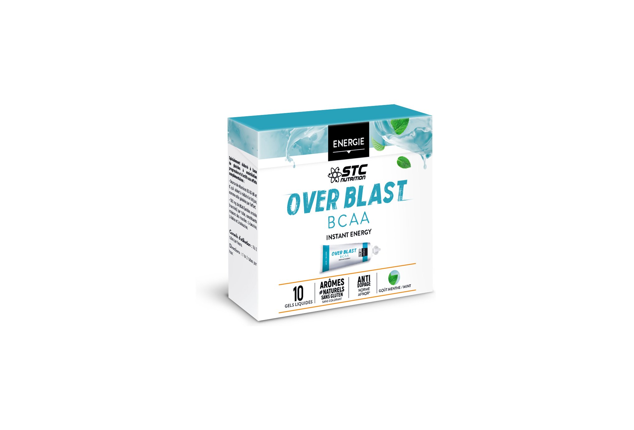 STC Nutrition Etui Over Blast BCAA - Menthe Fraîche Diététique Gels