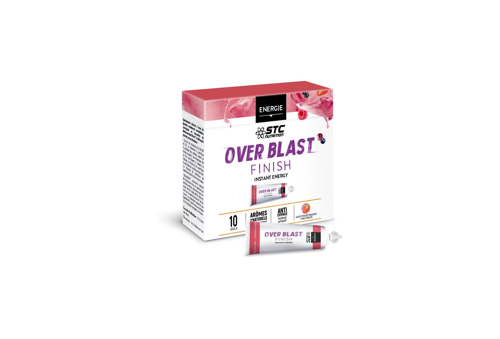 STC Nutrition Etui Over Blast Finish - Fruits Rouges Diététique Gels