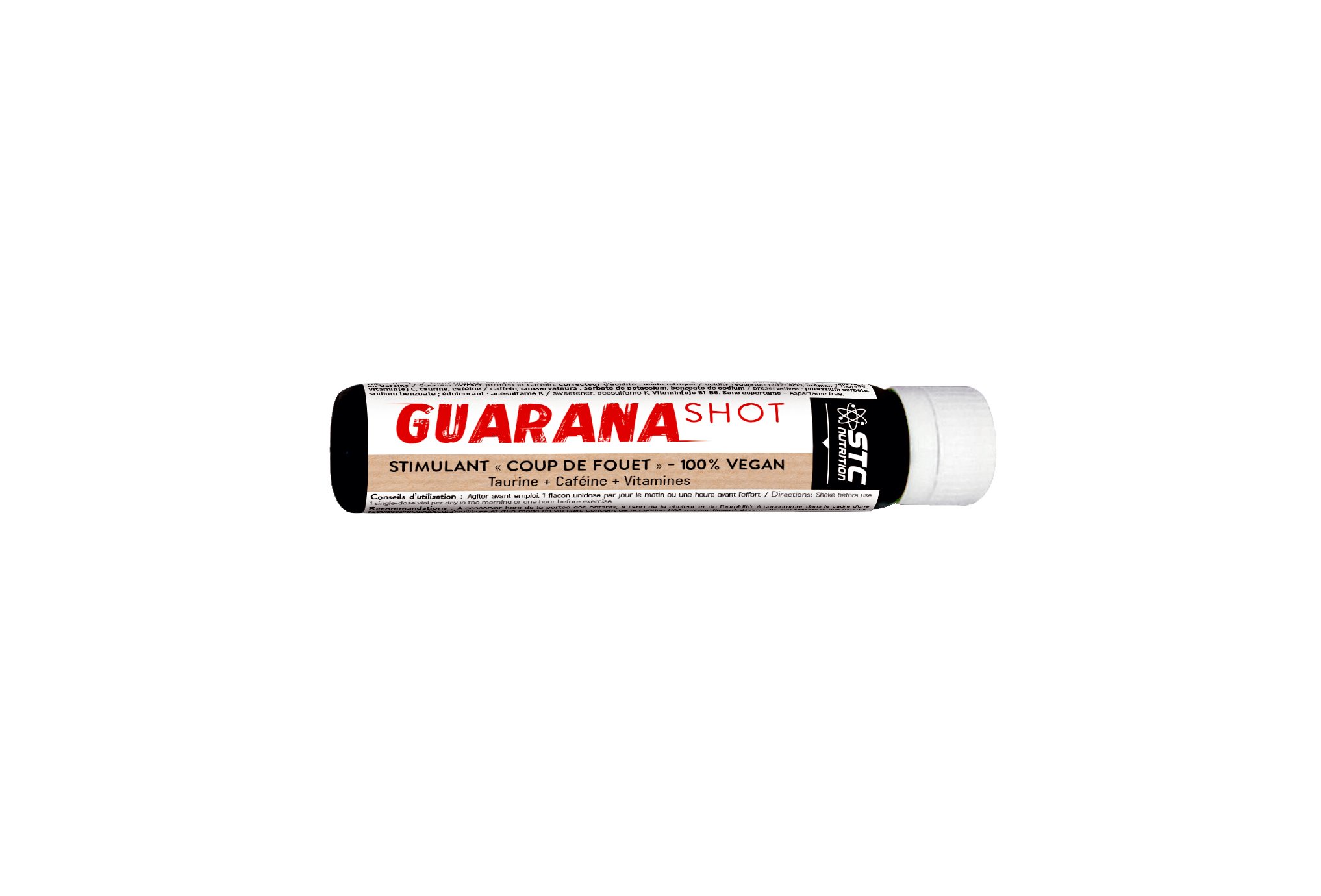 STC Nutrition Guarana Shot 25ml - 100% Vegan Diététique Compléments