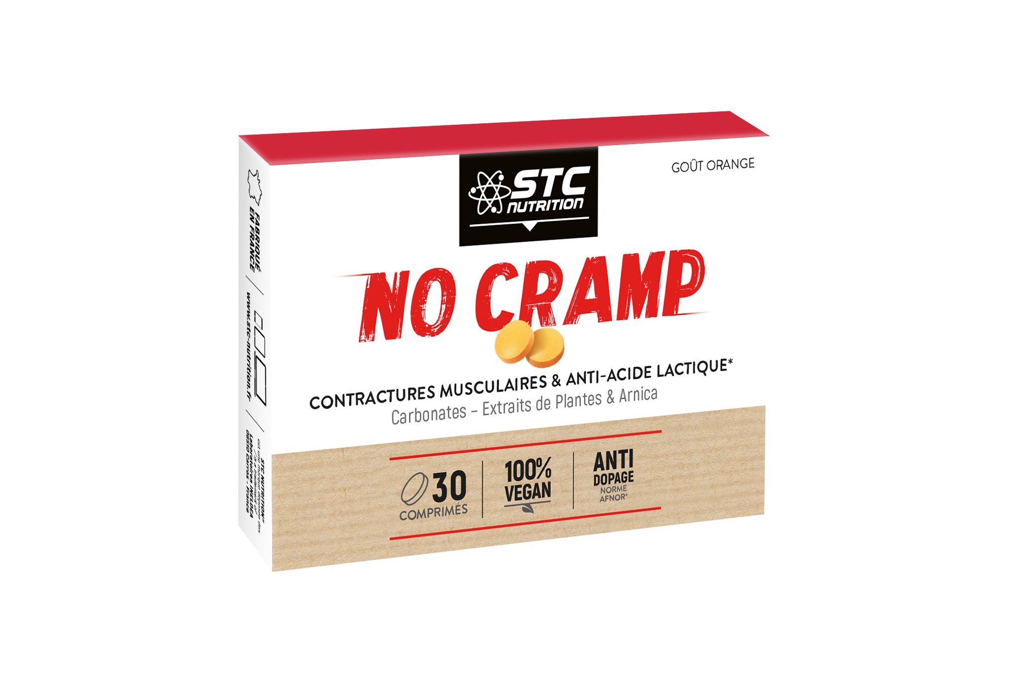 STC Nutrition No Cramp 30 Comprimés - 100% Vegan Diététique Compléments