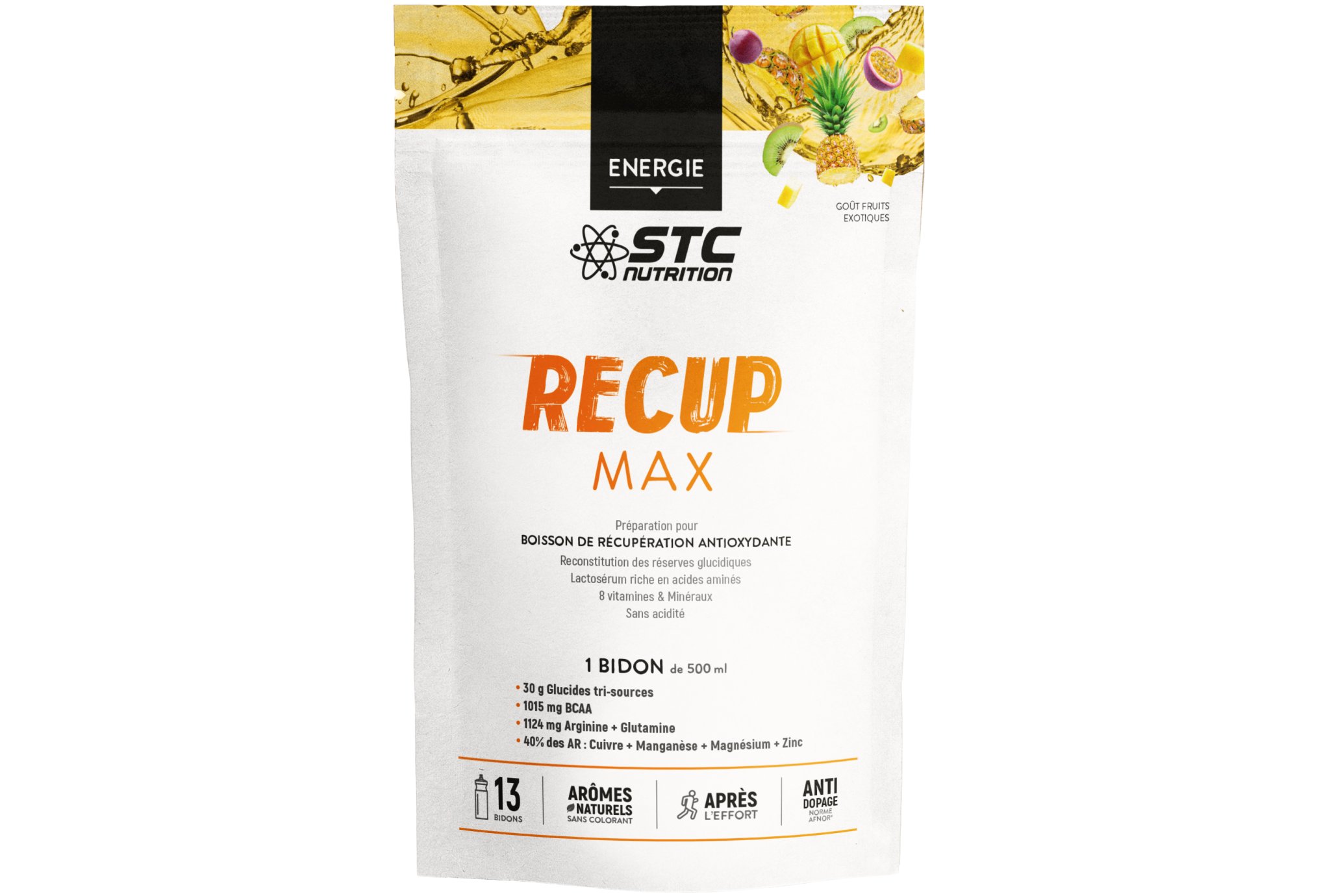 STC Nutrition Recup Max fruits exotiques 525g Diététique Protéines / récupération