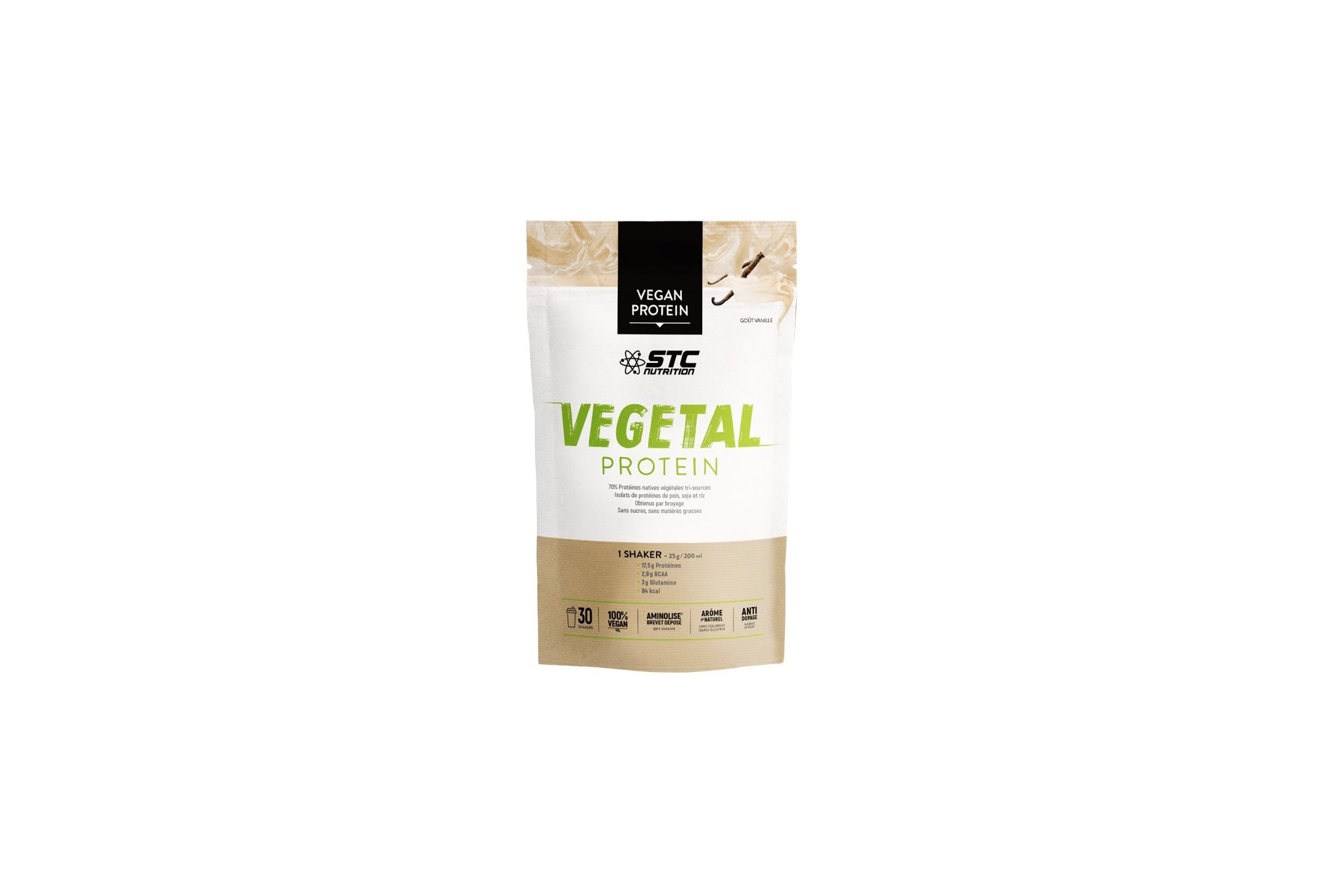 STC Nutrition Vegetal Protein 750 g - Vanille Diététique Protéines / récupération