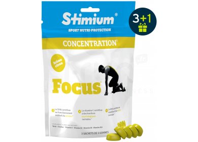 Stimium Gommes Focus 3 +1 offert - Citron 