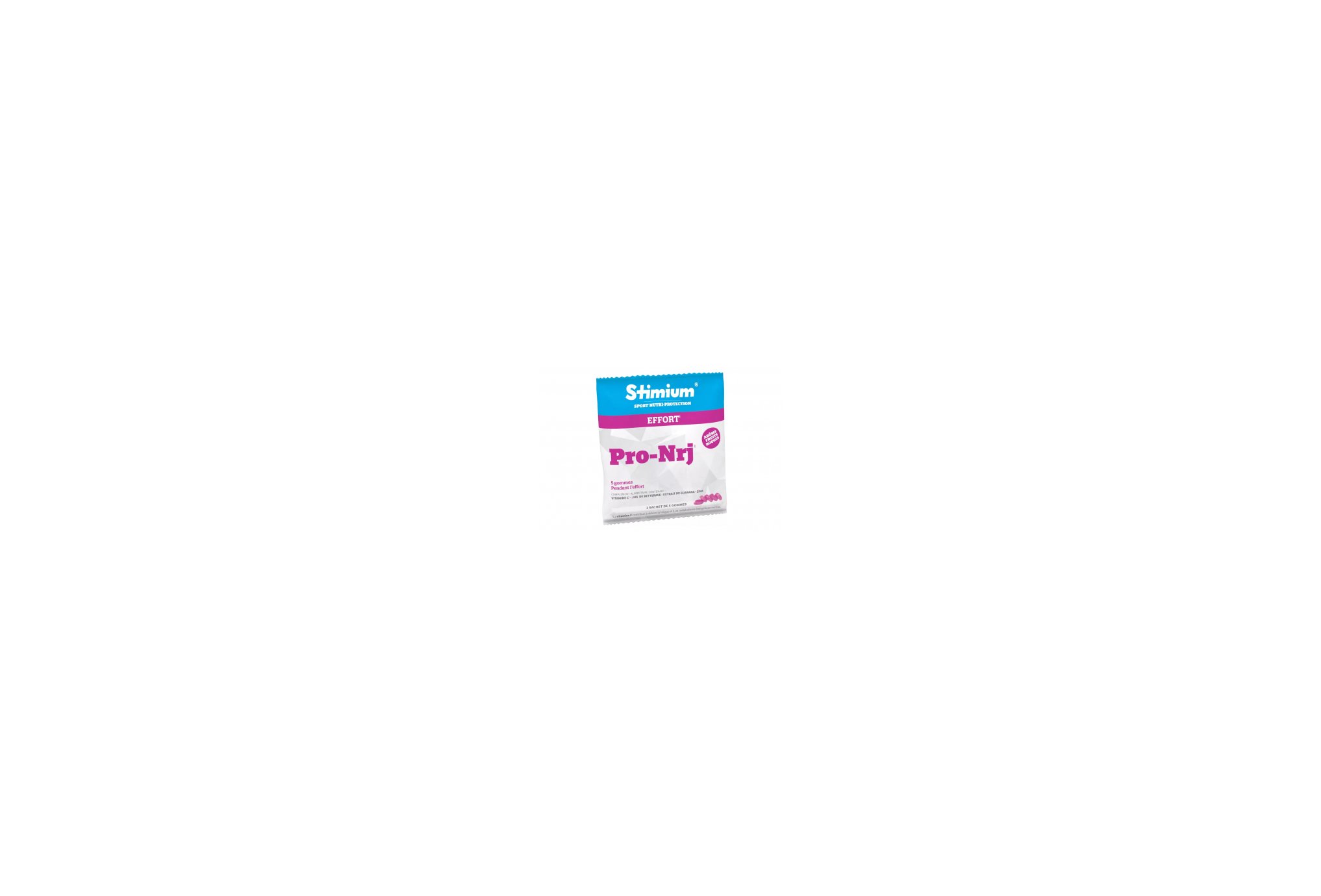 Stimium Pack 4 sachet 5 Gommes Stimium Pro-Nrj - Fruits rouges Diététique Compléments
