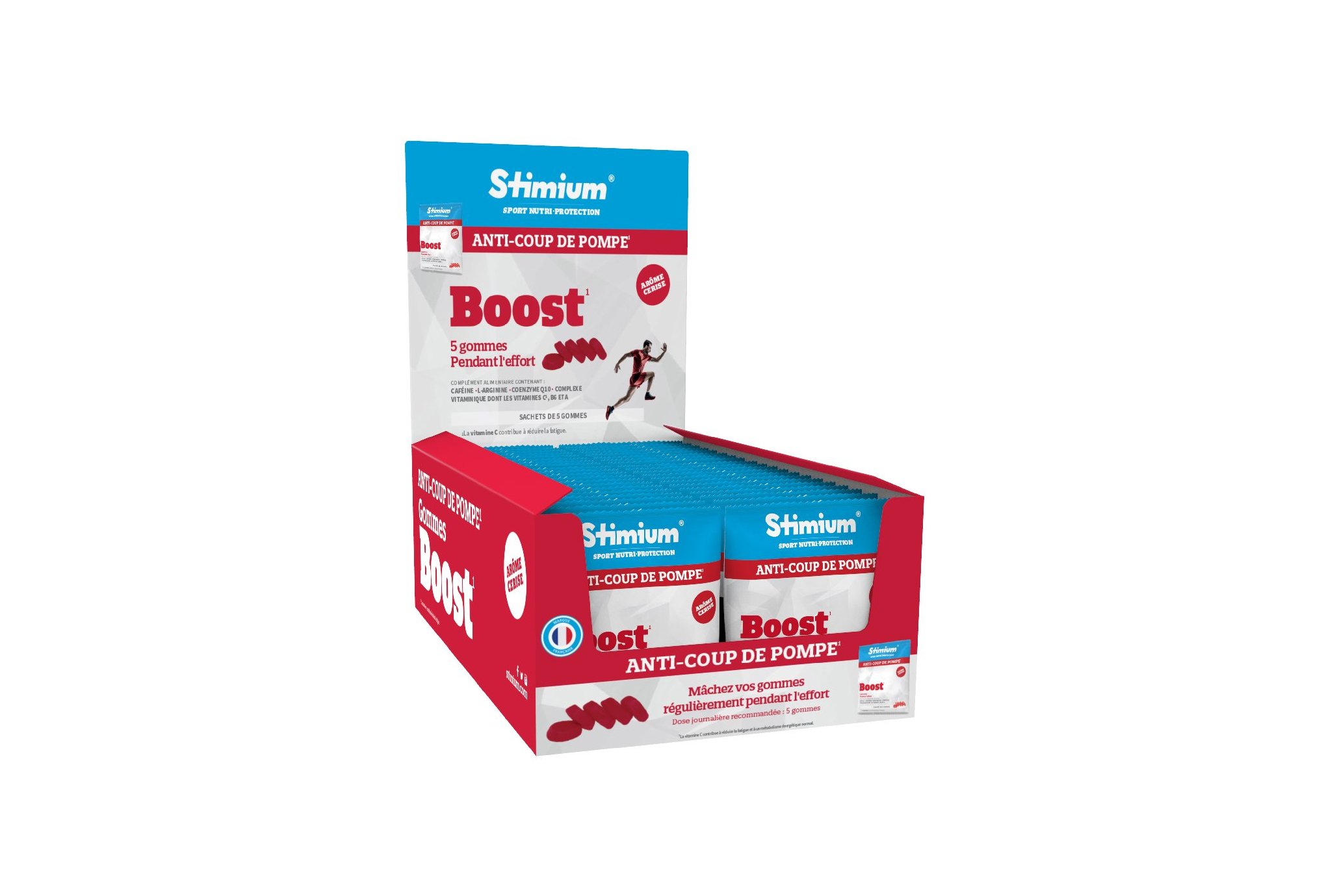 Stimium Pack 40 sachets Gommes Boost - Cerise Diététique Packs