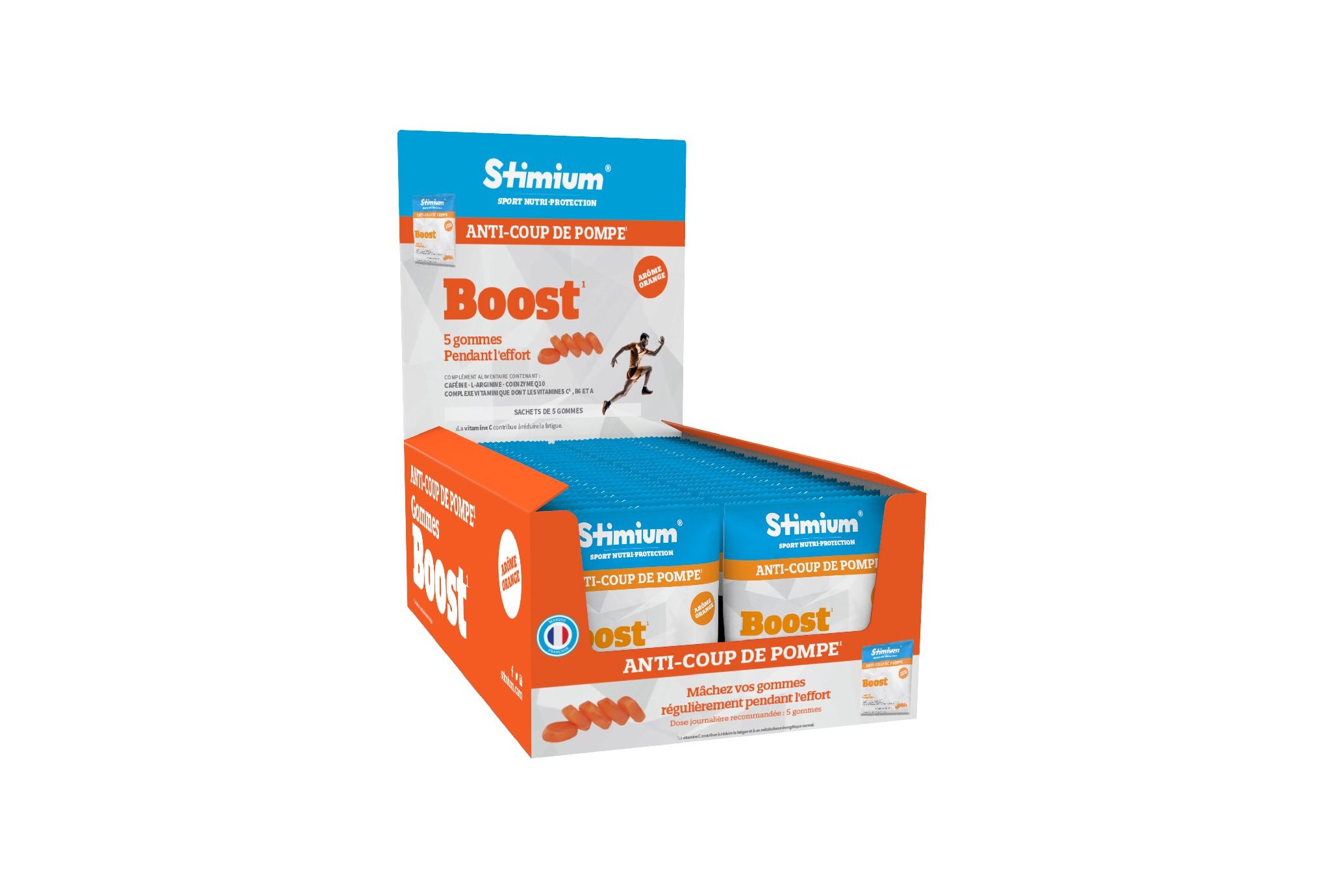 Stimium Pack 40 sachets Gommes Boost - Orange Diététique Packs