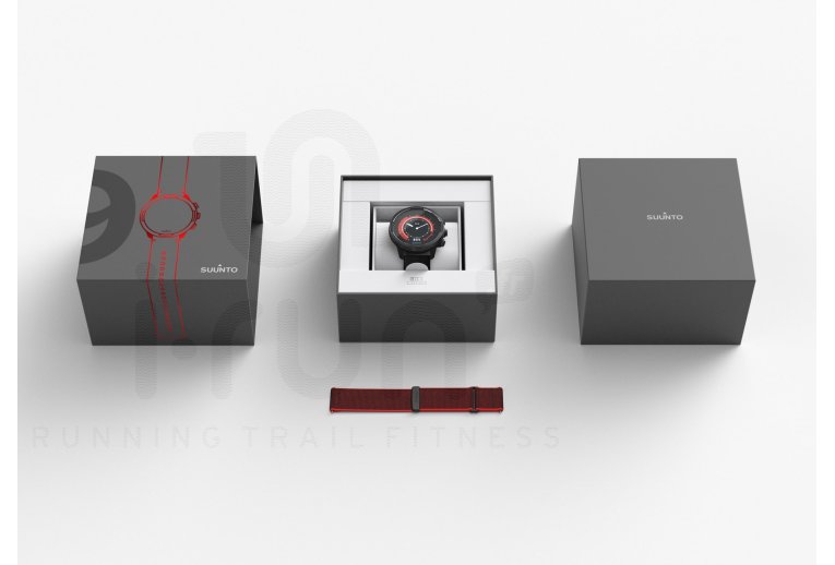 Suunto Pack de 9 Baro Red Special Edition + correa de cuero