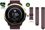 Suunto Pack 3 Fitness Burgundy + correa Burgundy Gold de regalo