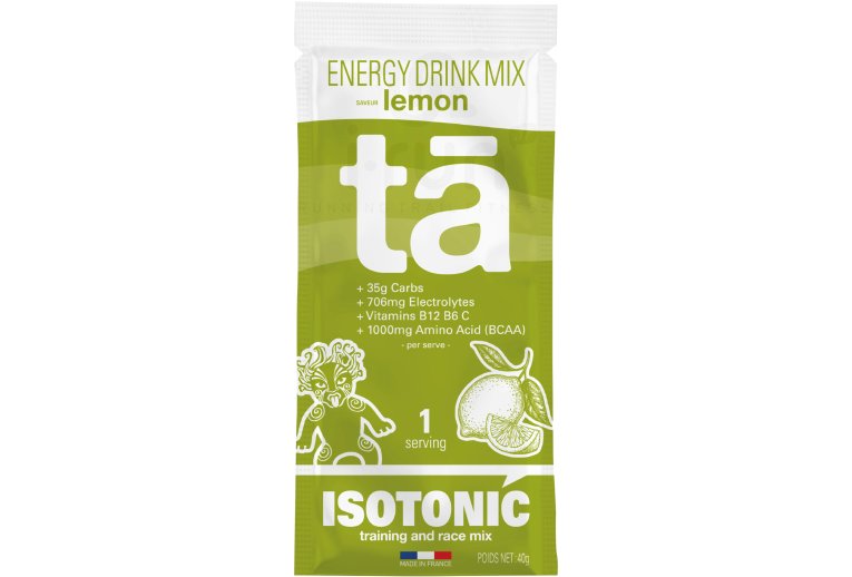 Ta Energy Isotone Energie Drank Mix - 40 g Citroen