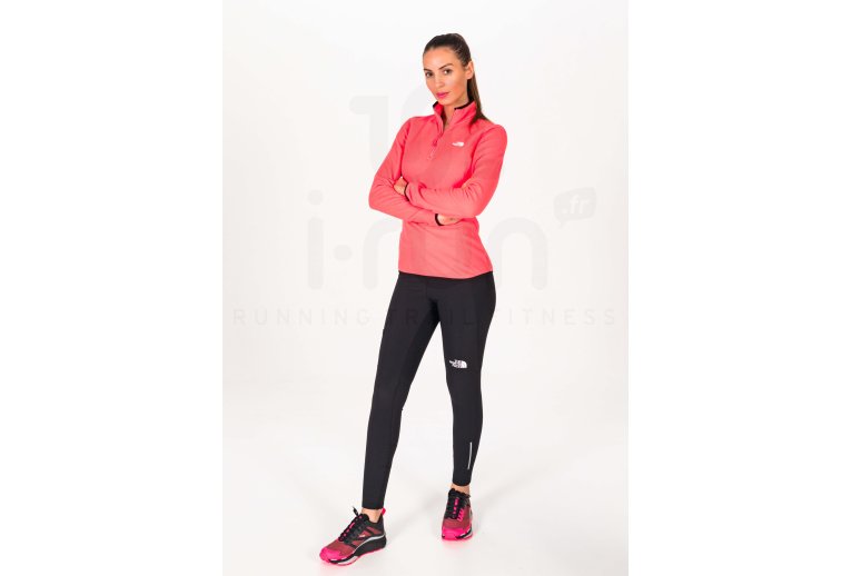 The North Face forro polar manga larga 100 Glacier 1/4 Zip