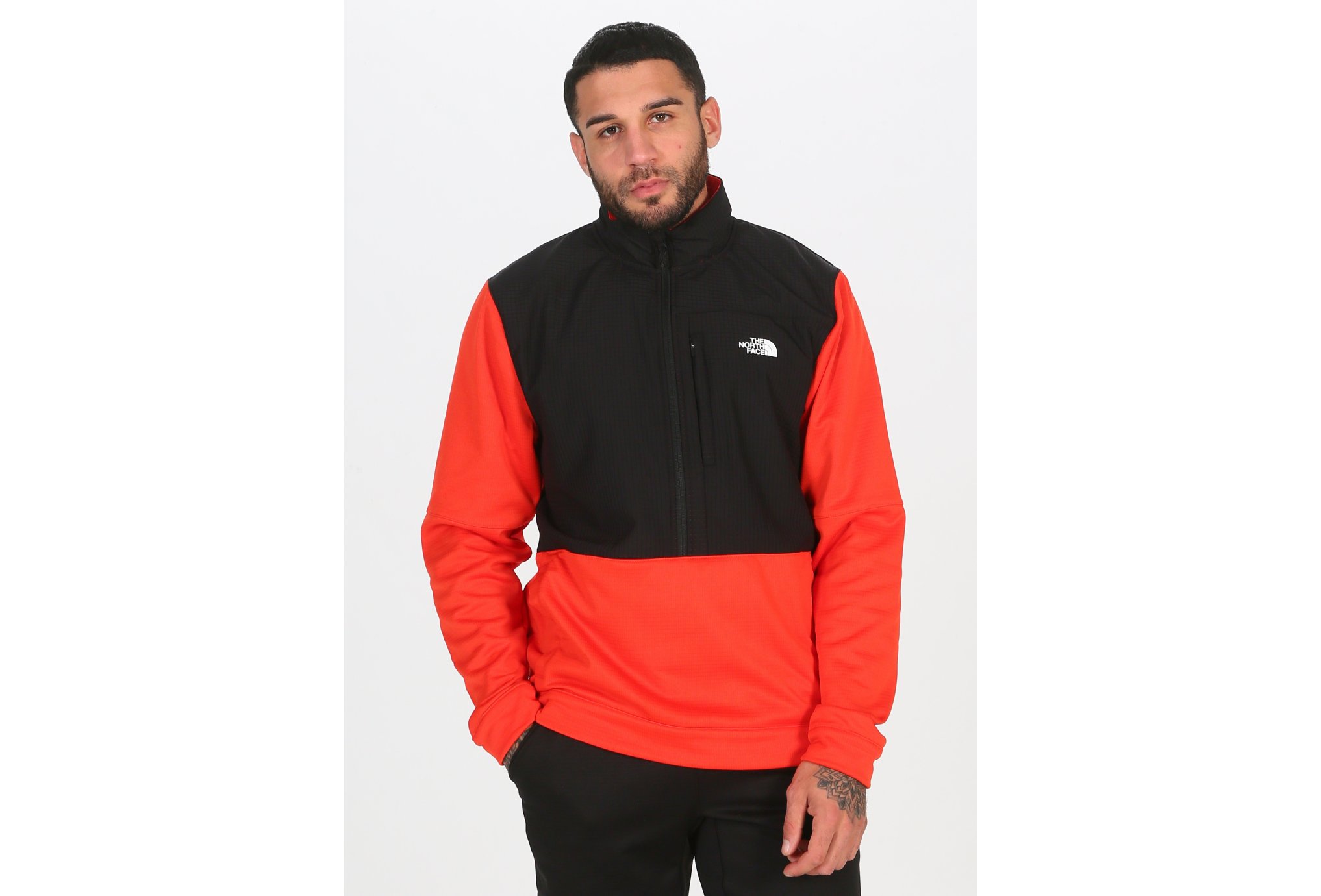 The North Face Train N Logo 1/2 Zip M Diététique Vêtements homme