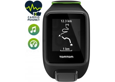 Tomtom Runner 3 Cardio + Music + Casque Bluetooth - Large 