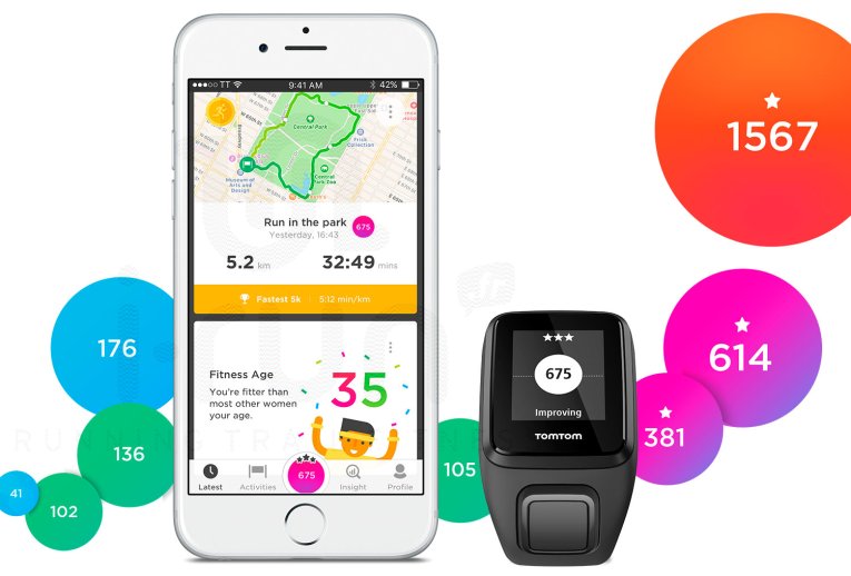 Tomtom Runner 3 Cardio + Music + HP - Large