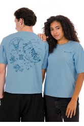Triple Sphere Tee-shirt Supraw Bleu