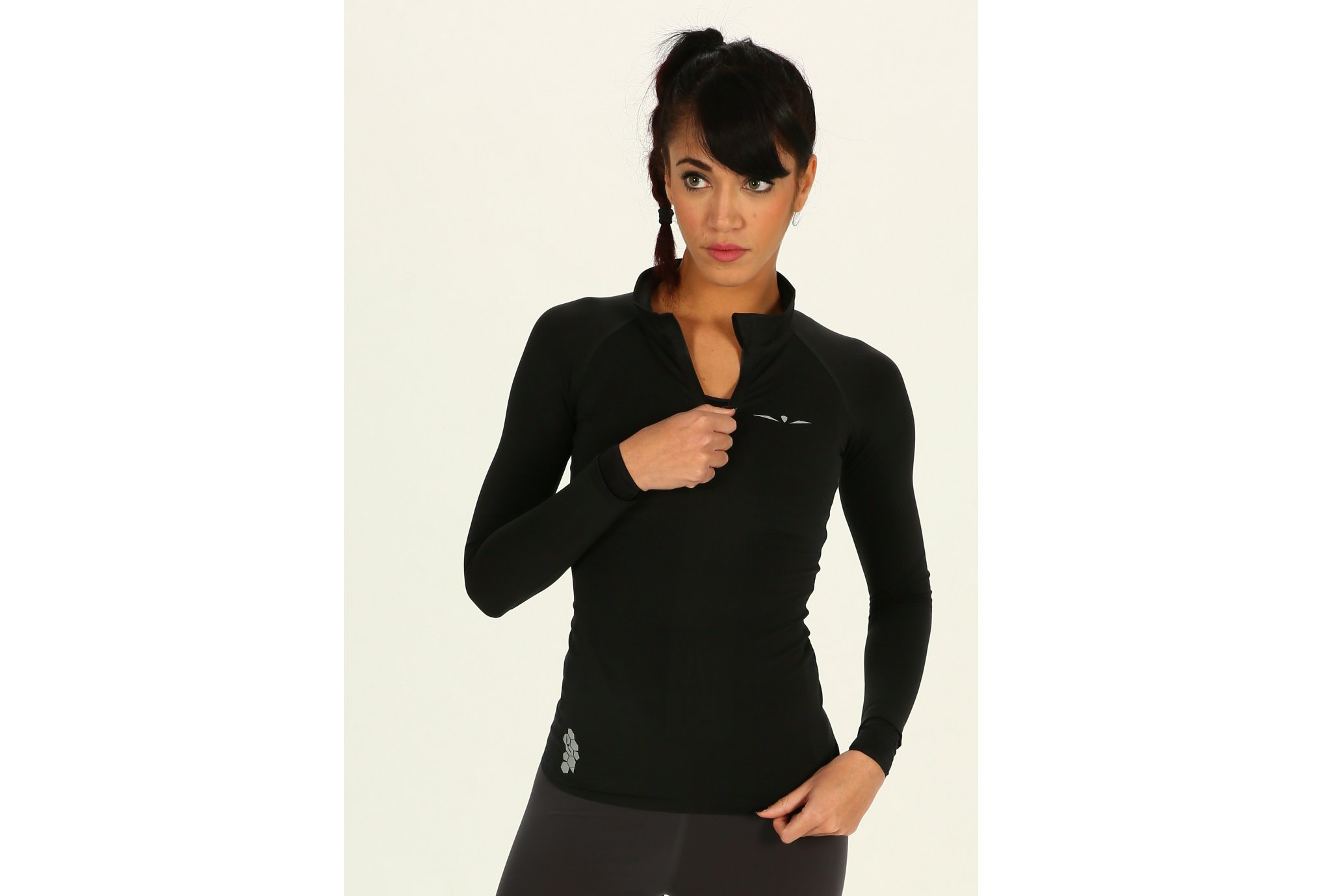 Uglow 1/2 Zip Brush W Diététique Vêtements femme