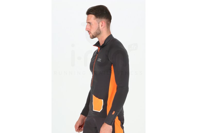 Uglow Camiseta manga larga 3/4Zip Brush