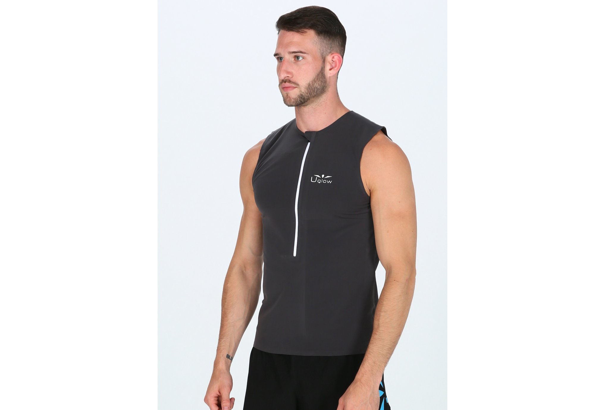 Uglow Zip Brush M vêtement running homme