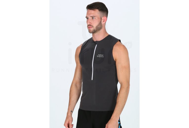 Uglow Camiseta sin manga Zip Brush