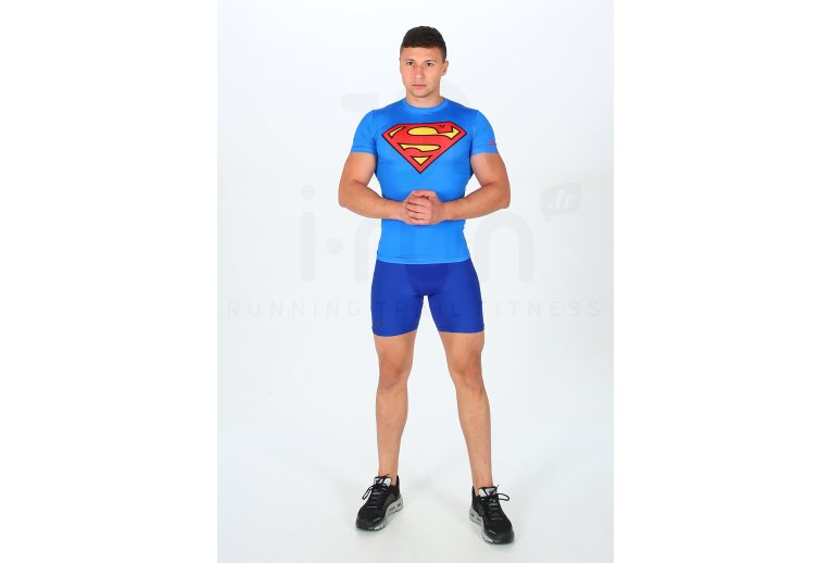 Under Armour Camiseta manga corta Compression Alter Ego Superman