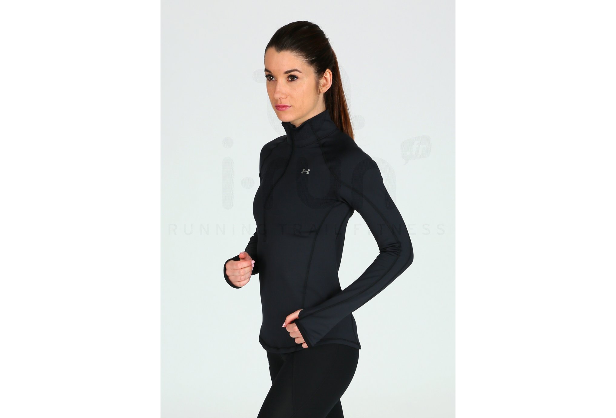 Haut De Base Layer RAB Flux - Femme - Violet - Taille UK12 - 1/2 Zip