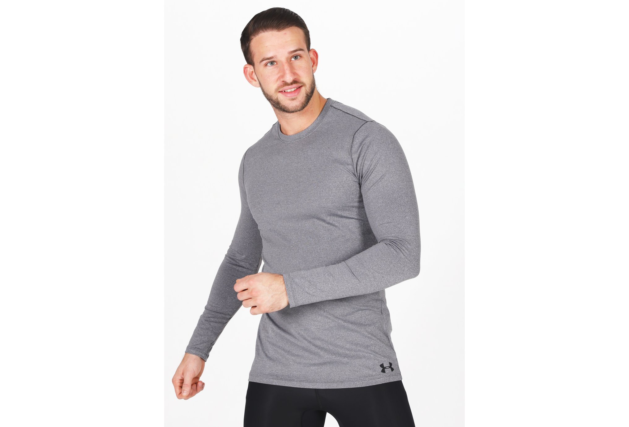 Under Armour ColdGear Fitted Crew M vêtement running homme