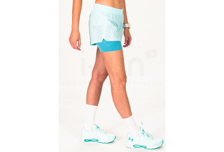 Under Armour pantal�n corto Iso-Chill Run 2 en 1