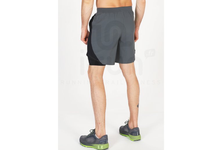 Under Armour pantal�n corto Launch Run 2 en 1