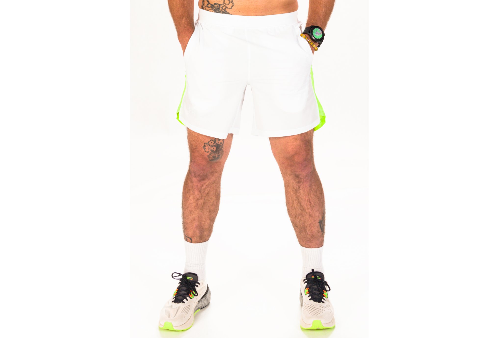 Under Armour Launch Run Blanc