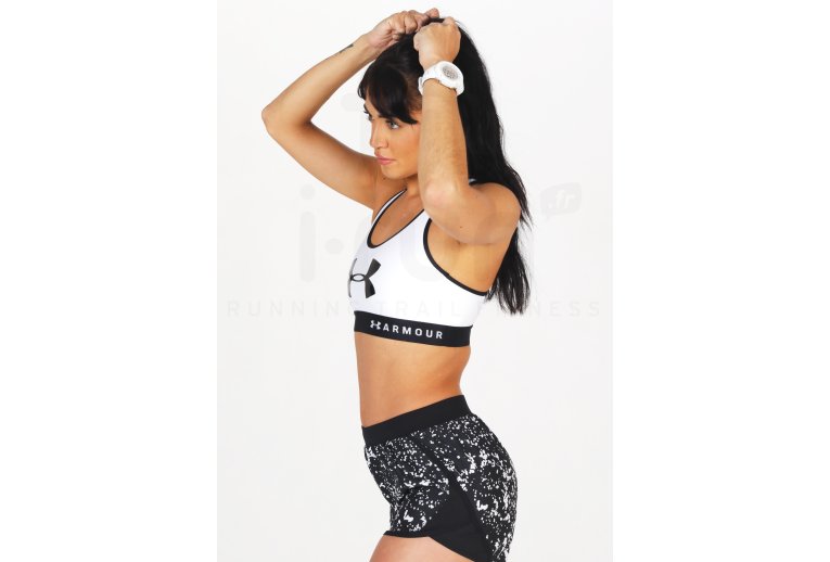 Under Armour sujetador deportivo Mid Keyhole Graphic