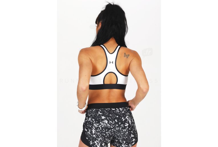 Under Armour sujetador deportivo Mid Keyhole Graphic