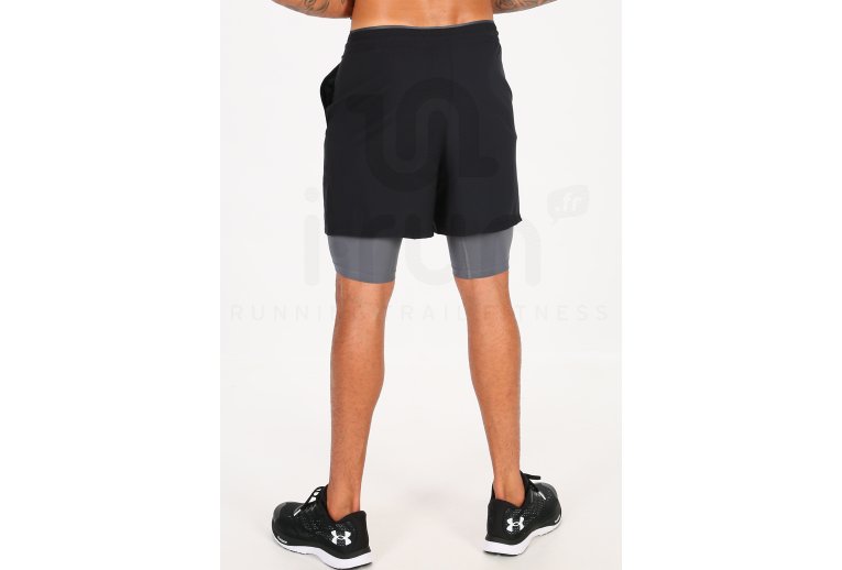 Under Armour Pantal�n corto Qualifier 2 en 1