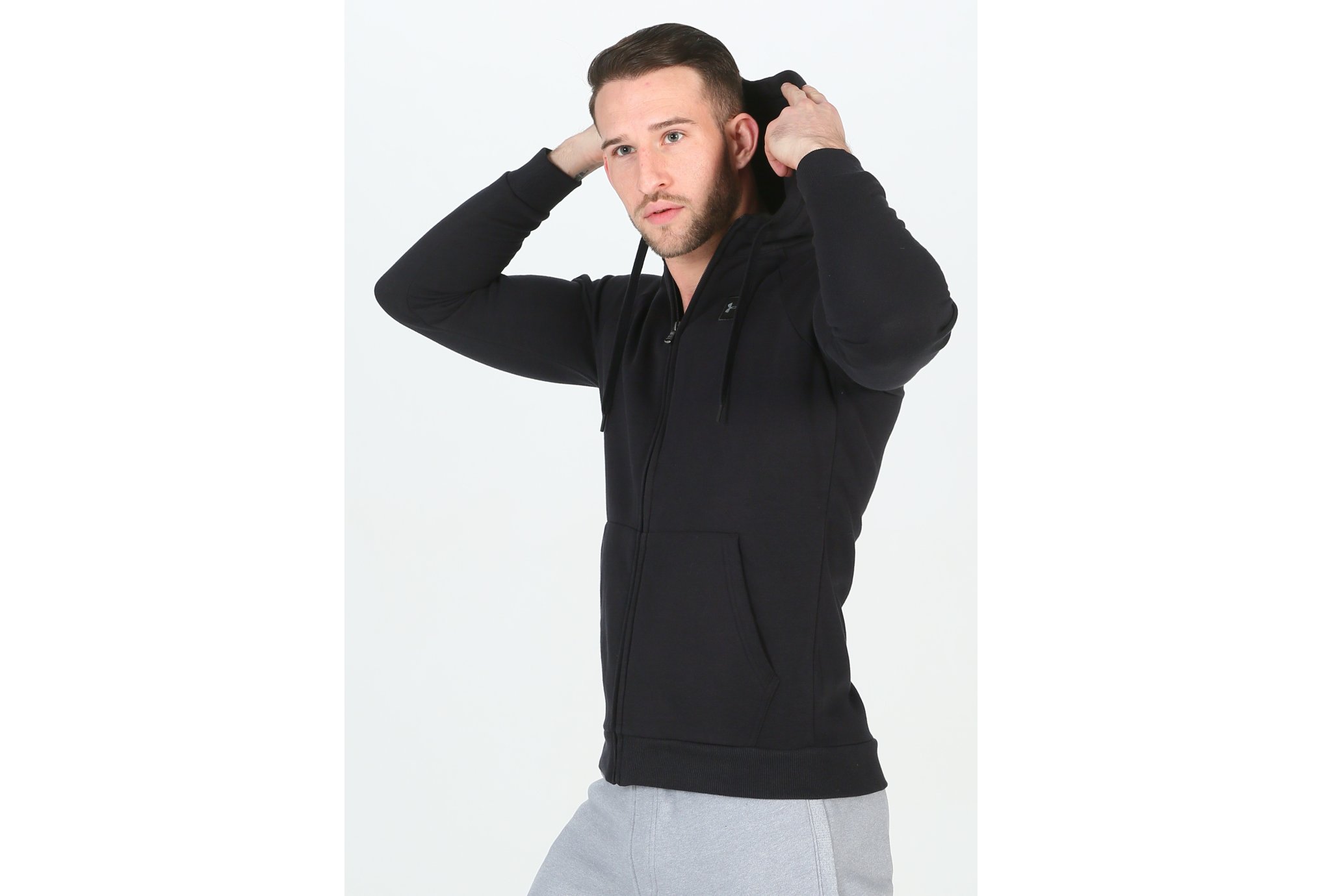 Under Armour Rival Fleece Full Zip M vêtement running homme