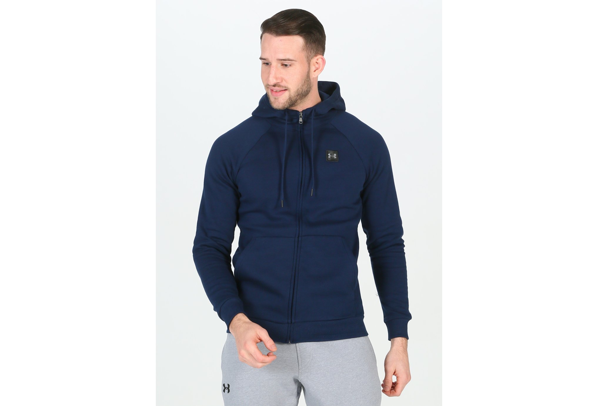 Under Armour Rival Fleece Full Zip M vêtement running homme