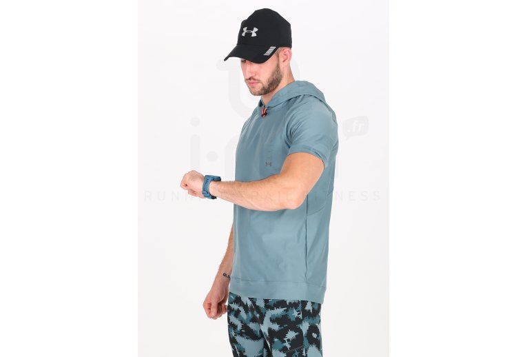 Under Armour Camiseta manga corta Run Anywhere Hooded