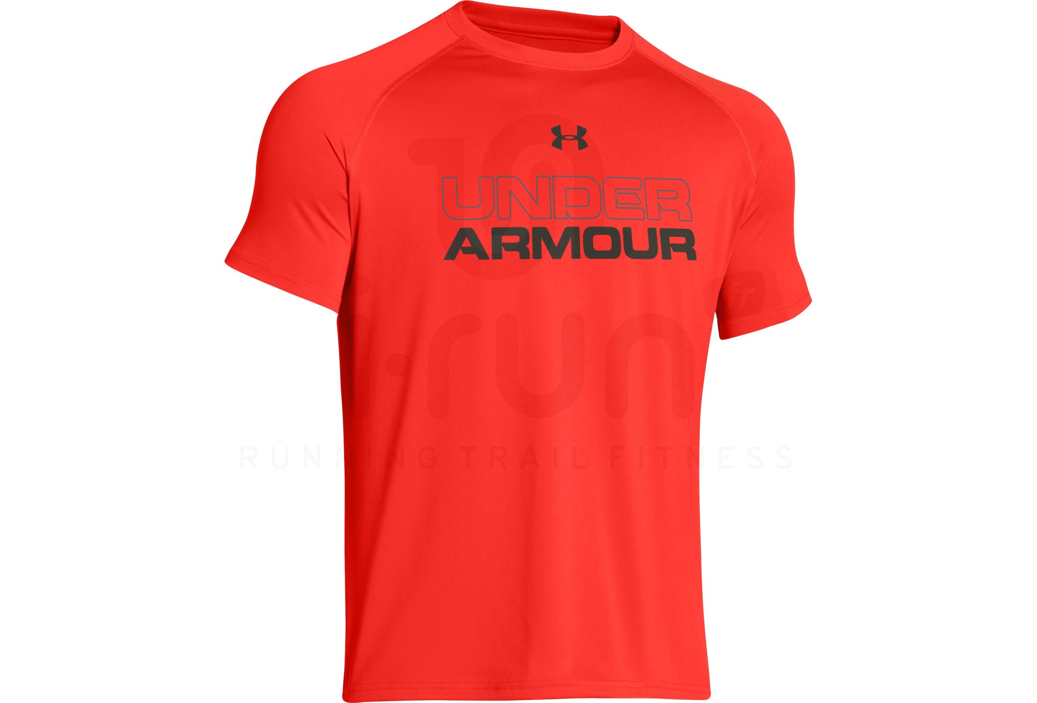 Under Armour Tee-shirt Core Training Wordmark M homme Orange pas cher